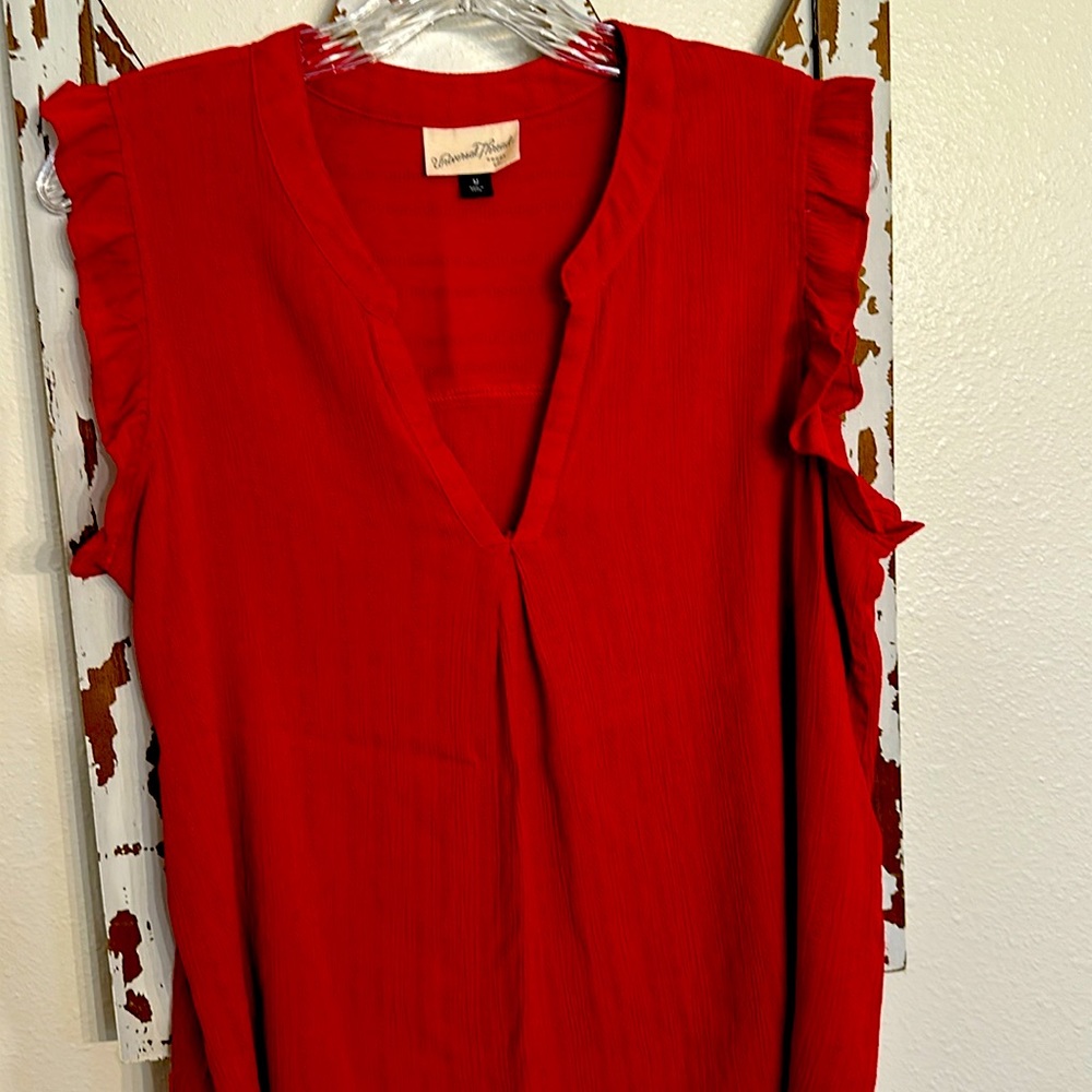 Universal Thread ruffle sleeve tank